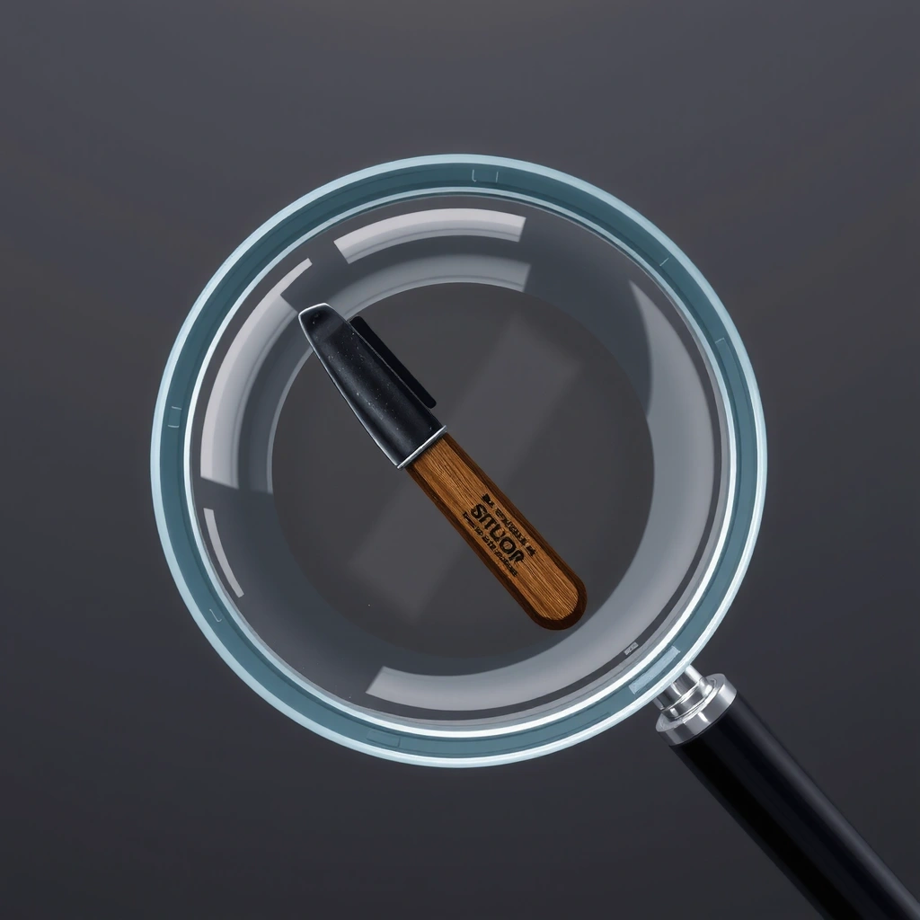 Magnifying glass icon representing transparency and honesty